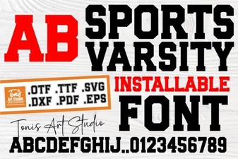 Custom Sports Fonts for Team Identity