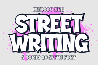 Modern Street Writing Fonts for Design Projects