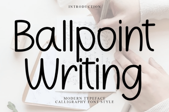 Craft Your Style with Ballpoint Pen Fonts