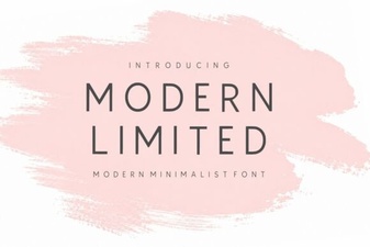 Modern Limited Font Design: Ideas & Inspiration