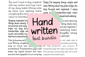 Artistic Handwritten Fonts for Your Creative Projects