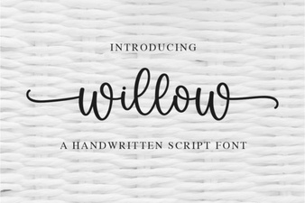Willow Font: Free Modern Calligraphy Style for Designers