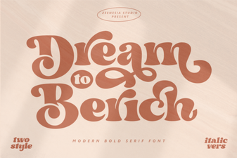 Dream to Berich: a Designer Font for Your Creative Projects
